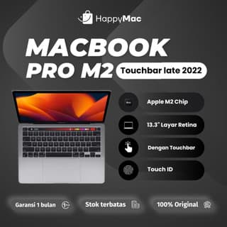 Macbook Pro M2 Chip 13 Inch 256gb 512gb Second Original Bergaransi Space Grey Silver